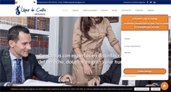Desktop Screenshot of lopezdecastroabogados.com